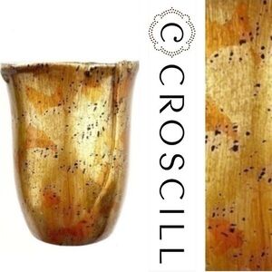 VINTAGE! RARE! CROSCILL Gold Foil Finish Tumbler/Cup!